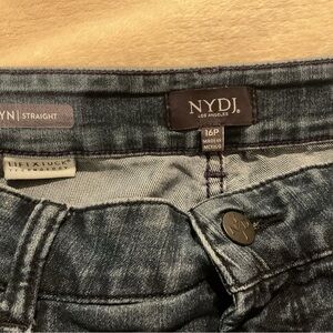 NYDJ Dark Wash Straight Leg Jeans